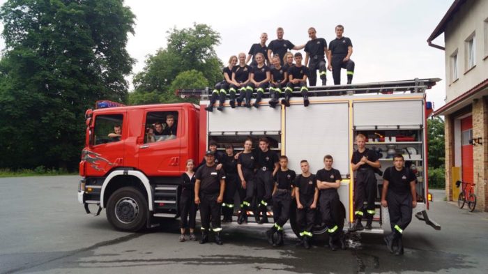 Klasa strażacka w IV LO w Wałbrzychu