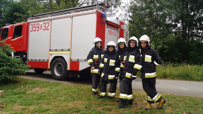 Klasa strażacka w IV LO w Wałbrzychu